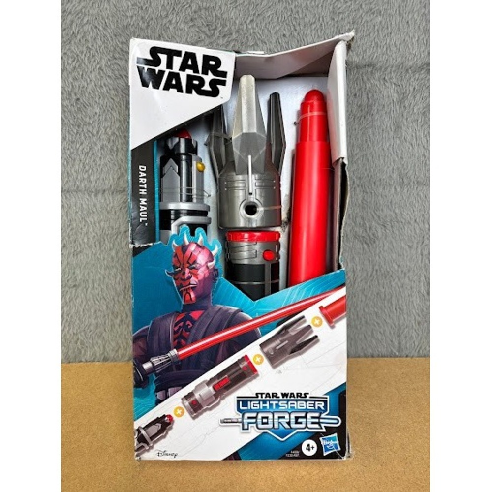 Star Wars Lightsaber Forge Darth Maul Red Customizable Electronic Toy  Hasbro